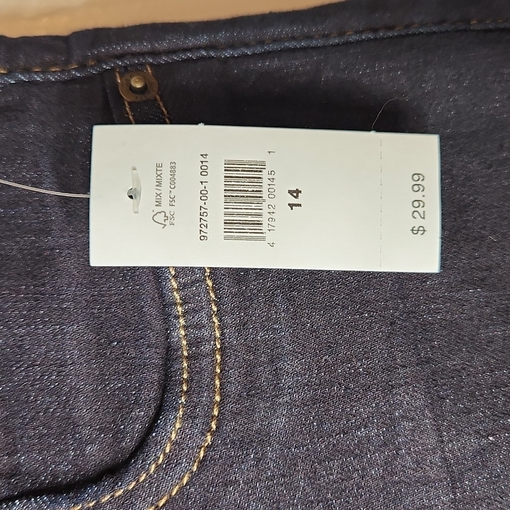 Gap Mid-rise Stretch Super Skinny Jeggings Size 14 Girls NWT - Picture 6 of 14